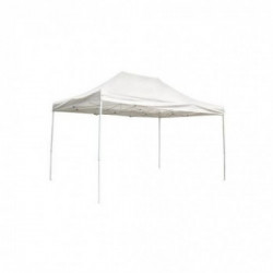 Gazebo pieghevole professionale con telo impermeabile m 3x4,5 bianco