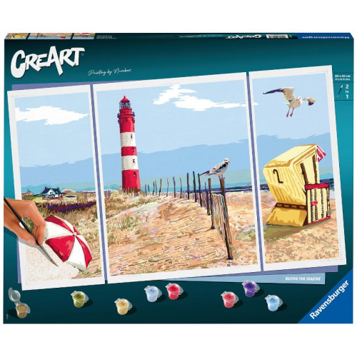 CreArt Serie Premium Trittico - Spiaggia del nord