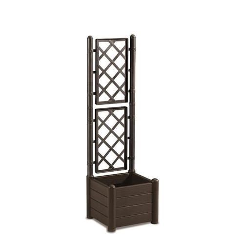 Stefanplast Fioriera quadra con spalliera...