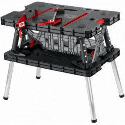 Keter Folding Work Table - Tavolo da Lavoro Pieghevole, 453 Kg, Due Maniglie 75,5x91x55,5 cm