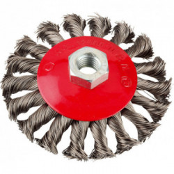 kwb 719330 Ruota a raggi di filo di acciaio Spazzola a disco 10 cm