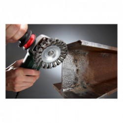 kwb 719330 Ruota a raggi di filo di acciaio Spazzola a disco 10 cm