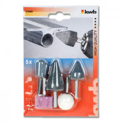 kwb 510000 fornitura per utensili rotanti per molatura/levigatura Vetro, Ceramica dura, Metallo, Plastica Set di accessori