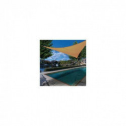 Tenda Ombreggiante 3,6x3,6x3,6 m Vela Beige 