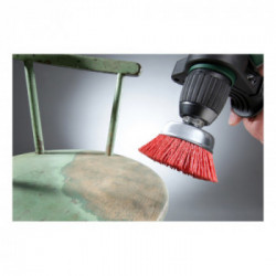 kwb 603230 Ruota a raggi di filo di acciaio Spazzola a forma di tazza 5 cm