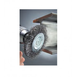 kwb 607830 Ruota a raggi di filo di acciaio Spazzola a disco 7,5 cm