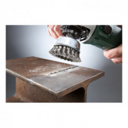 kwb 719206 Ruota a raggi di filo di acciaio Spazzola a forma di tazza 6,6 cm