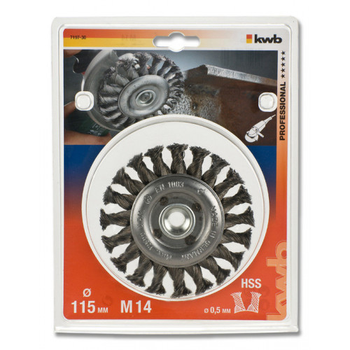 kwb 719730 Ruota a raggi di filo di acciaio...