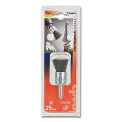 kwb 608030 Ruota a raggi di filo di acciaio Spazzola a forma di tazza 2,5 cm