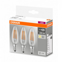 LEDVANCE Lampadina LED OSRAM E14, bianco caldo
