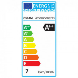 Osram Globe lampada LED 7 W E27