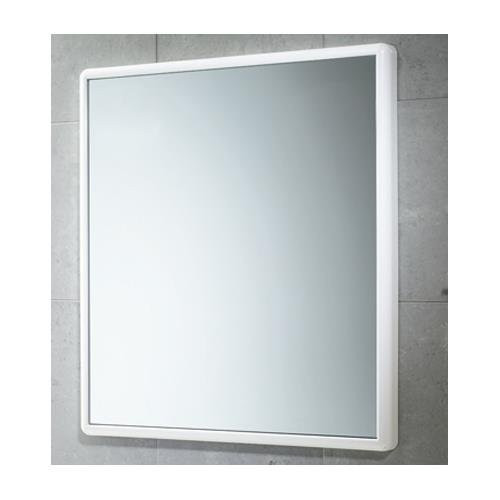 Specchio rettangolare 55x60 cm con cornice bianca
