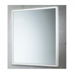 Specchio rettangolare 55x60 cm con cornice bianca