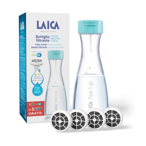 Laica Flow n'go Bottiglia per filtrare l'acqua,...