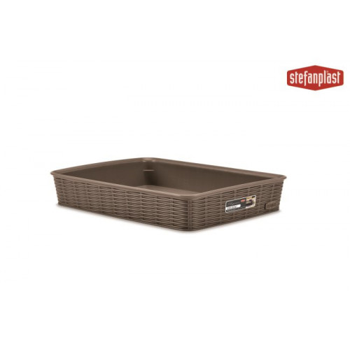 CESTINO L ELEGANCE 36X26X6 TORTORA