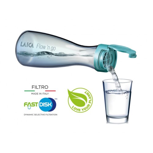 Laica Flow n'go Bottiglia per filtrare l'acqua,...