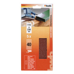 kwb 818904 accessorio per levigatrici 5 pz Carta abrasiva