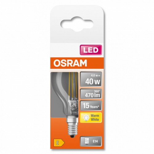 Osram STAR lampada LED 4 W E14 E
