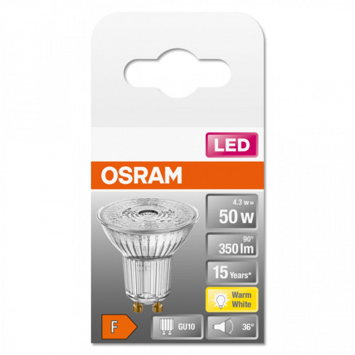 Osram STAR lampada LED 4,3 W GU10 F