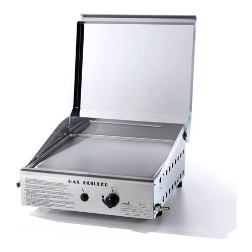 Plancha Single Duegas Inox 4044/COVER/M
