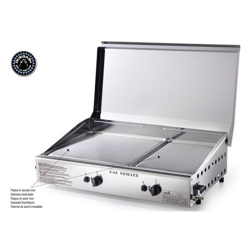 Plancha Double Duegas Inox 4071/COVER/M