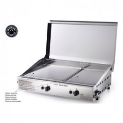 Plancha Double Duegas Inox 4071/COVER/M