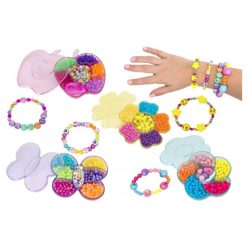 COFANETTI PERLINE IN PLASTICA 4 ASS. 12PZ D/BOX
