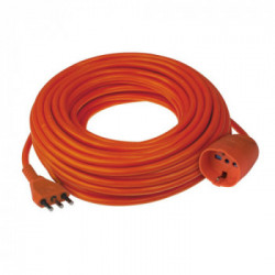 Prolunga lineare mt 15 16A 2P+T arancio