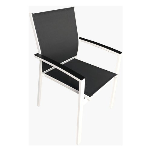 Poltrona Sarim Bianco/Antracite