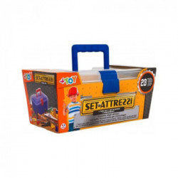 Set attrezzi lavoro giocattolo Globo 36257 Wtoy Valigetta 23 pezzi