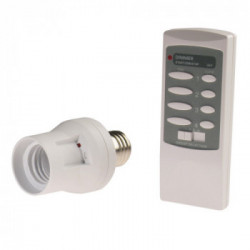 Kit portalampada con telecomando E27 230 V