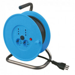 Prolunga avvolgicavo mt 15 3x1,5mm con disgiuntore termico