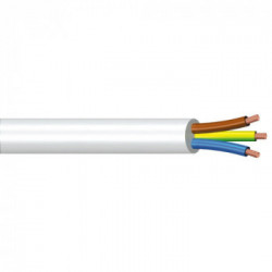 Matassina cavo elettrico mt 25 3x1,5 mm bianco