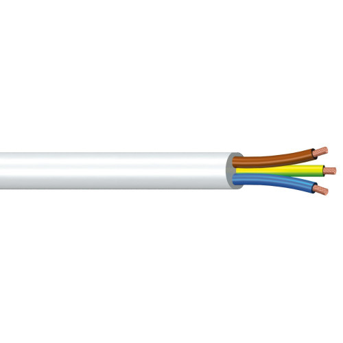 Matassina cavo elettrico Mt 25 3x1 mm bianco