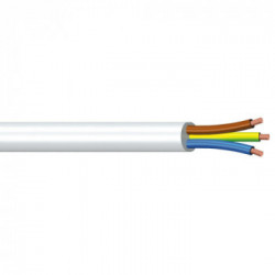 Matassina cavo elettrico Mt 25 3x1 mm bianco