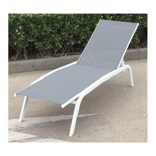 Lettino Vernice Bianco/Grigio