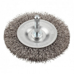 kwb 607430 Ruota a raggi di filo di acciaio Spazzola a disco 10 cm