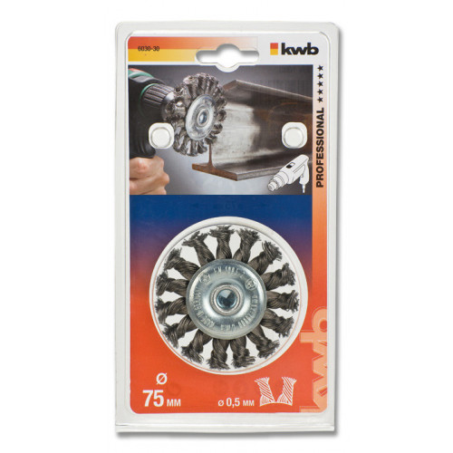 kwb 603030 Ruota a raggi di filo di acciaio...