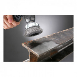 kwb 602430 Ruota a raggi di filo di acciaio Spazzola a disco 7,5 cm