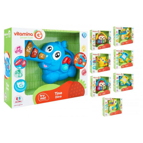 ANIMALI MUSICALI B/O C/LUCI/SUONI 4 ASS. 2COL.