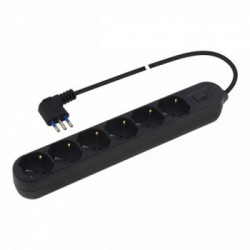 Poly Pool PP2516.2 prolunghe e multiple 1,5 m 6 presa(e) AC Interno Nero