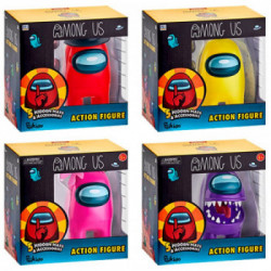 Among Us Action Figures cm 17 In Scat. Vetrina c/Acc.