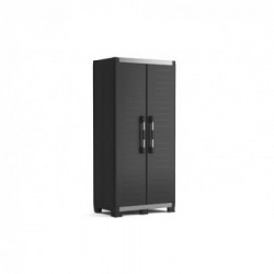 Keter XL Garage Alto - Armadio, Robusto, Chiusura Lucchettabile, 3 Ripiani Regolabili 188x54x89 cm