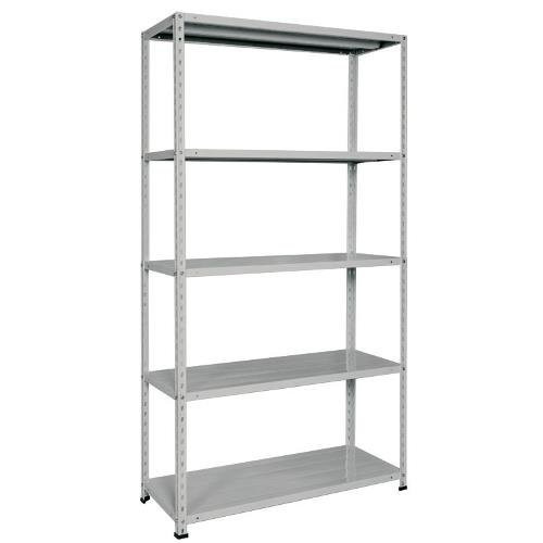 Kit scaffale metallo cm 100x40x188 grigio