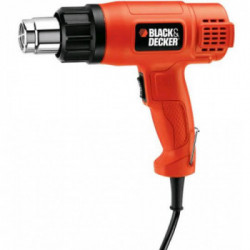 Black Decker KX1650-QS - Pistola Termica 1750W, 2 Regolaz. Temperatura 570 l/min & 460°C e 740 l/min & 600°C, Anti
