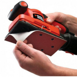 Black Decker KA320EKA-QS - Levigatrice Orbitale 240W, 1/3 Foglio, Velocità 7.000/15.000 Giri/min (14.000/30.000 oscilaz/min) 