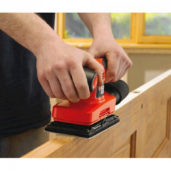 Black Decker KA320EKA-QS - Levigatrice Orbitale 240W, 1/3 Foglio, Velocità 7.000/15.000 Giri/min (14.000/30.000 oscilaz/min) 