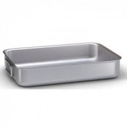 Ballarini 7040.40, Rostiera alta cm 40x30 in alluminio con 2 maniglie snodabili