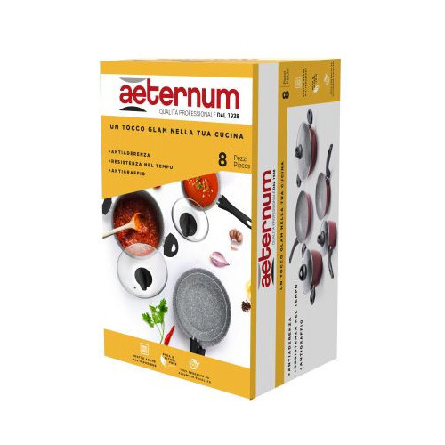 BIALETTI* BATTERIA 8 PZ FREEDOM Y00AGD0420