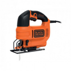 Black Decker KS701PEK-QS - Seghetto Alternativo, 520 W, Azione Pendolare, 3.000 Corse/min, Taglio Inclinato 45°, in Valigetta